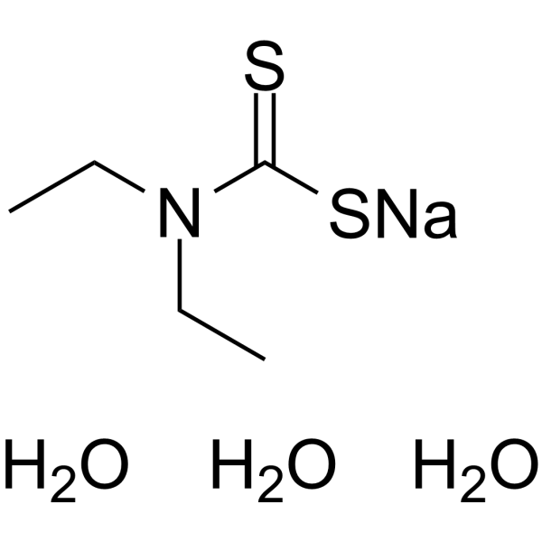 Sodium diethylcarbamodithioate trihydrate, ACS, 99.0%