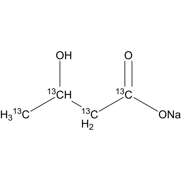 3-Hydroxybutyric acid-13C4 sodium