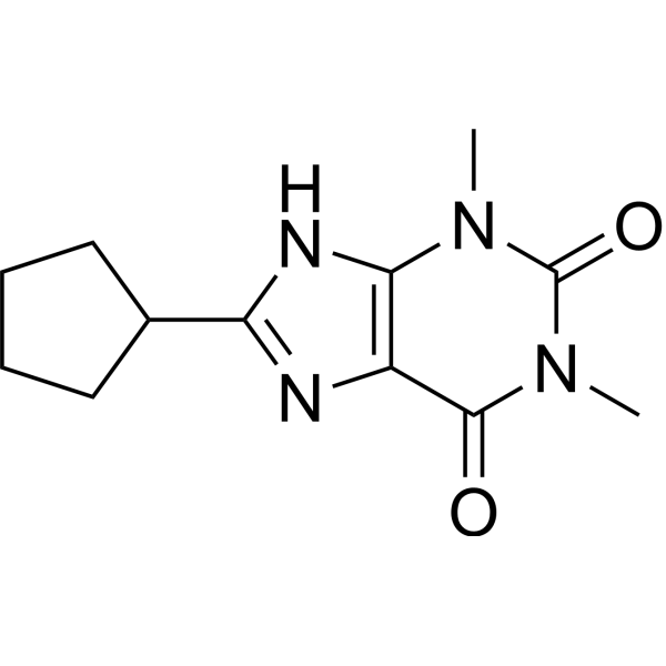 8-Cyclopentyl-1,3-dimethylxanthine (Standard)
