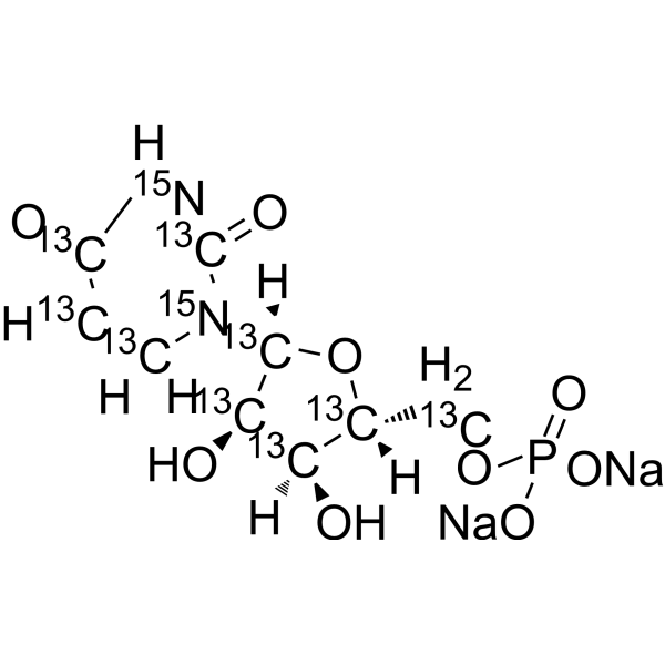 Uridine 5'-monophosphate-13C9,15N2 disodium