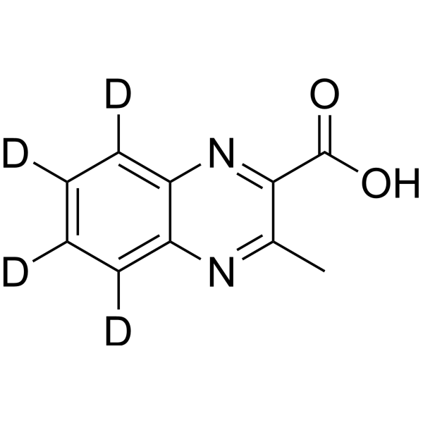 3-Methyl-2-quinoxalinecarboxylic acid-d4