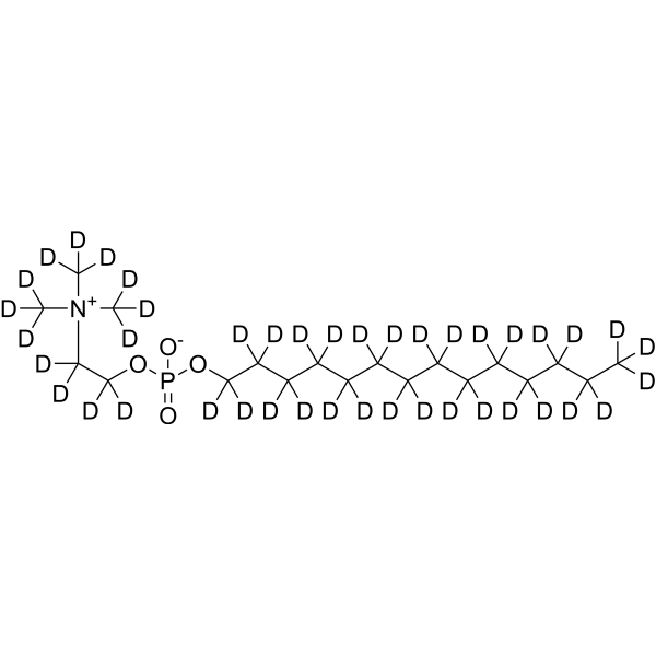Tetradecylphosphocholine-d<sub>42</sub>