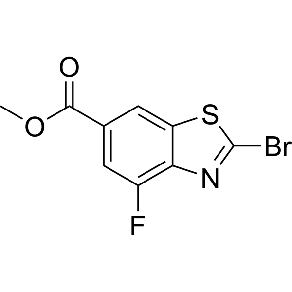 Methyl 2-bromo-4-fluorobenzo[d]thiazole-6-carboxylate