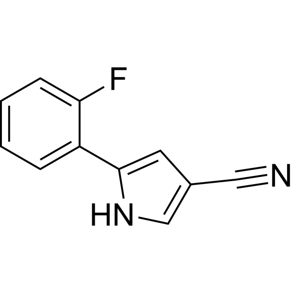 5-(2-Fluorophenyl)-1H-pyrrole-3-carbonitrile (Standard)