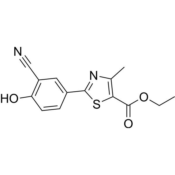 Ethyl 2-(3-cyano-4-hydroxyphenyl)-4-methylthiazole-5-carboxylate (Standard)