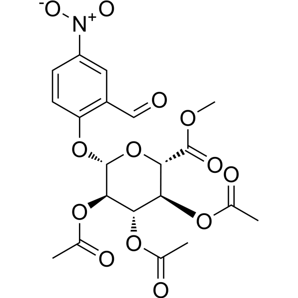 β-D-Glucopyranosiduronic acid,2-formyl-4-nitrophenyl,methyl ester,2,3,4-triacetate