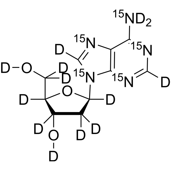 2'-Deoxyadenosine-15N5,d13