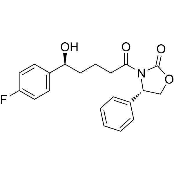 (4S)-3-[(5S)-5-(4-Fluorophenyl)-5-hydroxypentanoyl]-4-phenyl-1,3-oxazolidin-2-one (Standard)
