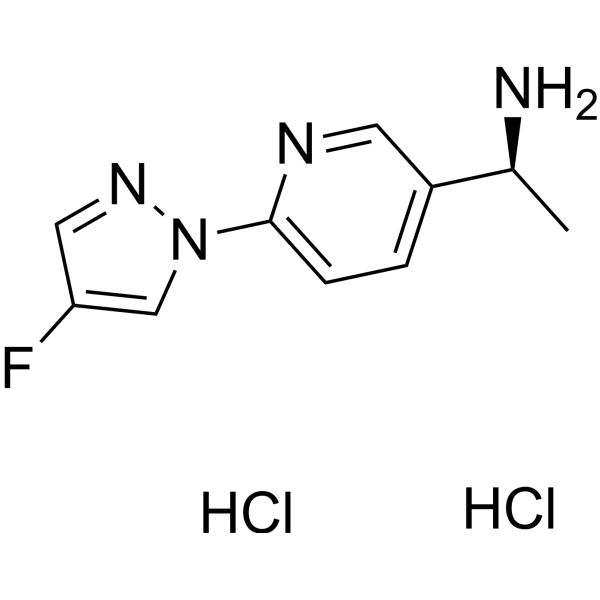 (S)-1-(6-(4-Fluoro-1H-pyrazol-1-yl)pyridin-3-yl)ethanamine dihydrochloride