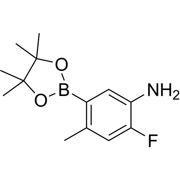 2-Fluoro-4-methyl-5-(4,4,5,5-tetramethyl-1,3,2-dioxaborolan-2-yl)aniline