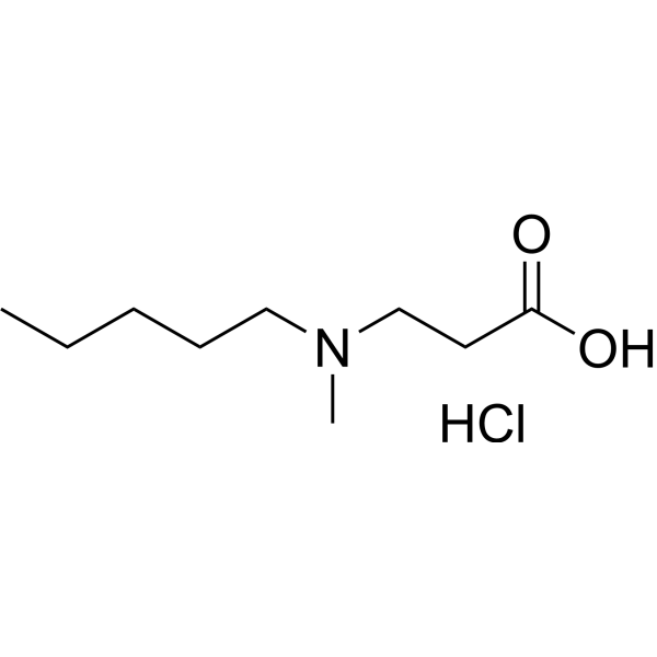 3-(Methyl(pentyl)amino)propanoic acid hydrochloride (Standard)