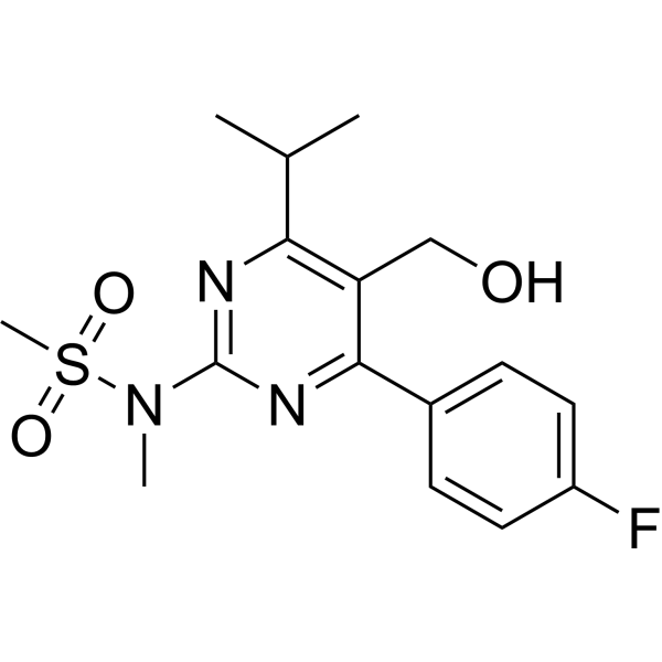 4-(4-Fluorophenyl)-6-isopropyl-2-[(N-methyl-N-methylsufonyl)amino]pyrimidine-5-yl-methanol (Standard)