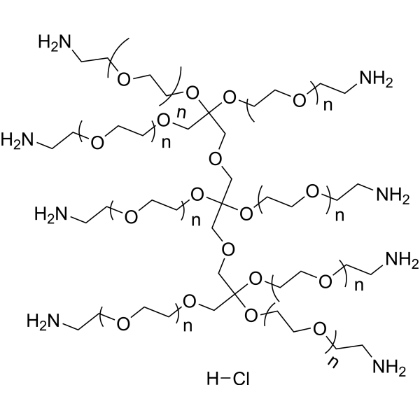 8-Arm PEG-NH2 HCL (MW 10000)