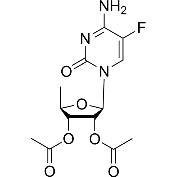 5'-Deoxy-2',3'-di-O-acetyl-5-fluorocytidine