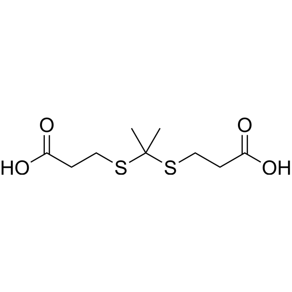 3,3'-(Propane-2,2-diylbis(sulfanediyl))dipropionic acid