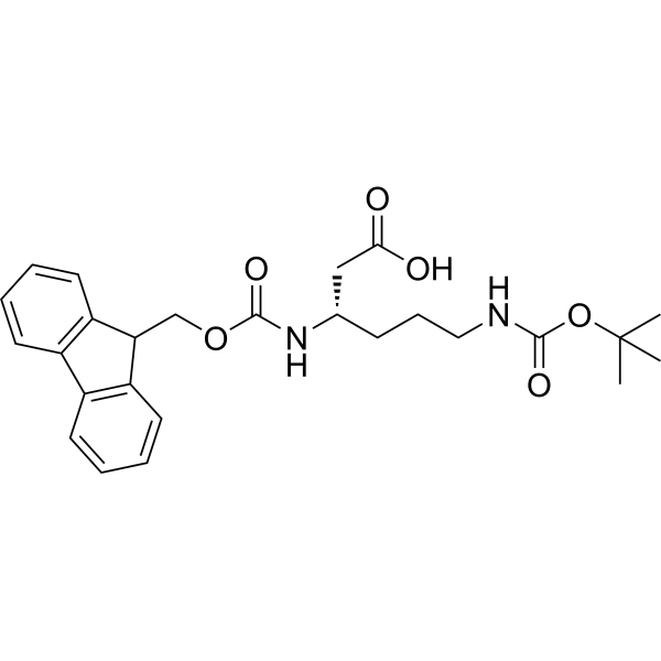 (S)-3-((((9H-Fluoren-9-yl)methoxy)carbonyl)amino)-6-((tert-butoxycarbonyl)amino)hexanoic acid
