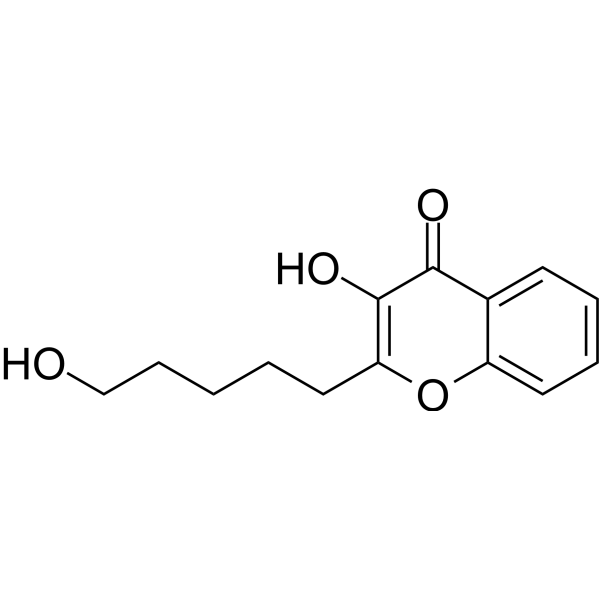 3-Hydroxy-2-(5-hydroxypentyl)chromen-4-one