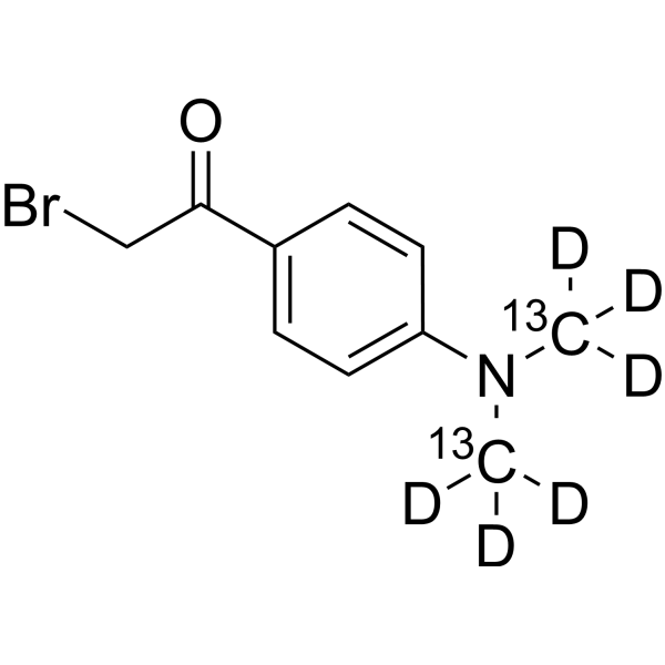 4-(Dimethylamino)phenacyl bromide-13C2,d6