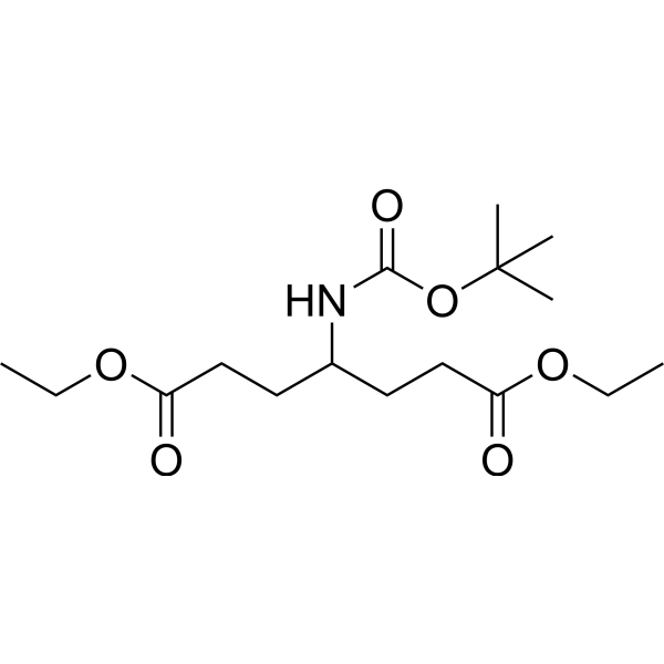 t-Butyl 1,5-di(ethoxycarbonyl)pentan-3-ylcarbamate