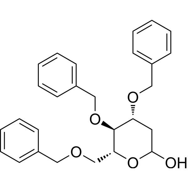3,4,6-Tris-O-(phenylmethyl)-2-deoxy-D-arabino-hexopyranose