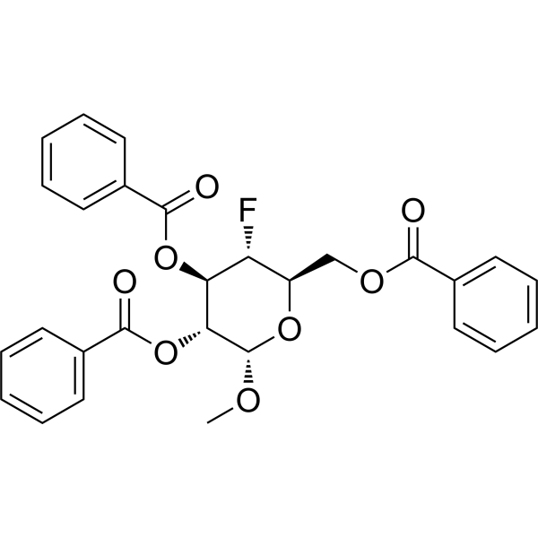 α-D-Glucopyranoside,methyl 4-deoxy-4-fluoro,2,3,6-tribenzoate