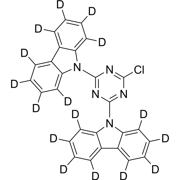 9,9'-(6-Chloro-1,3,5-triazine-2,4-diyl)bis(9H-carbazole)-d16