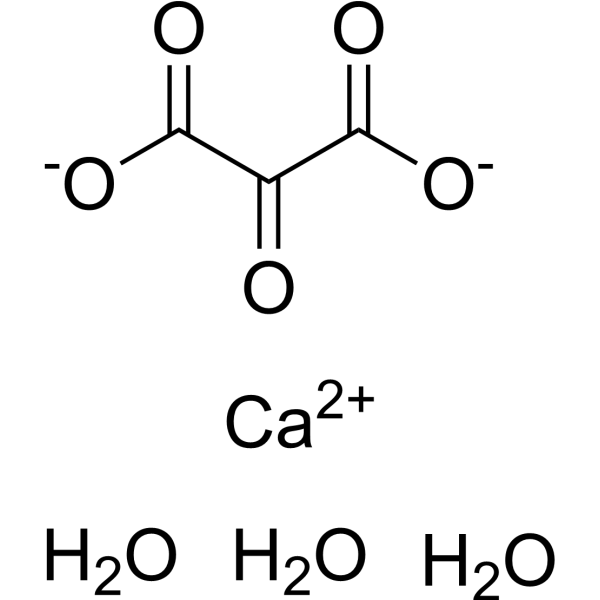 Calcium mesoxalate trihydrate