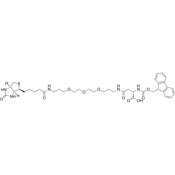Fmoc-Asp(biotinyl-PEG)-OH