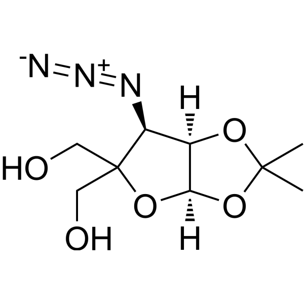 3-Azido-3-deoxy-4-hydroxy-methyl-1,2-O-isopropylidene-α-D-ribofuranose
