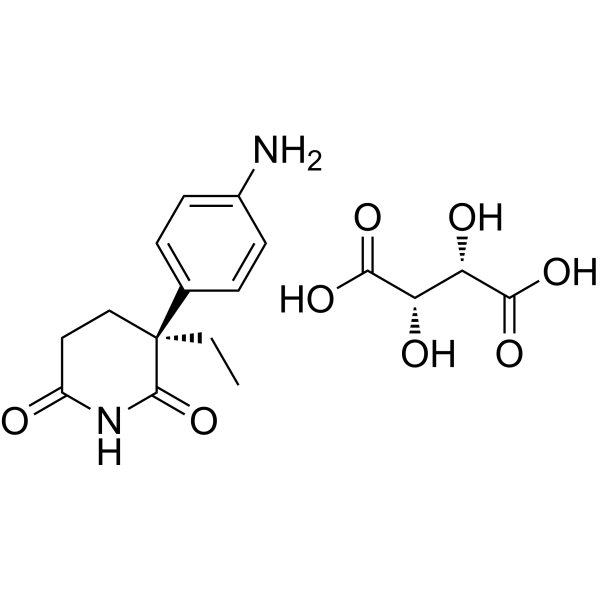 S-(-)-Aminoglutethimide D-tartrate