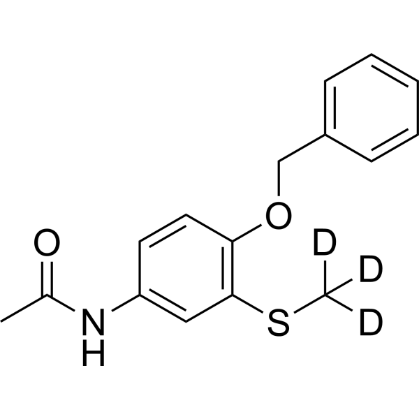 N-(4-(Benzyloxy)-3-(methylthio)phenyl)acetamide-d3