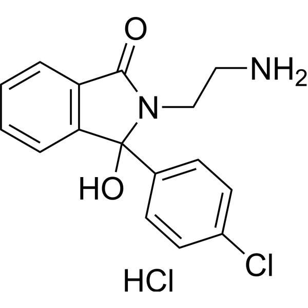 2-(2-Aminoethyl)-3-(4-chlorophenyl)-3-hydroxyisoindol-1-one hydrochloride
