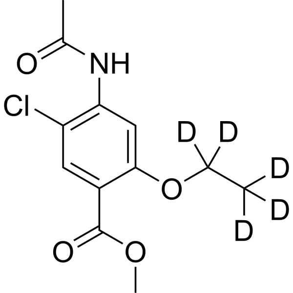 Methyl 4-acetamido-5-chloro-2-ethoxybenzoate-d5