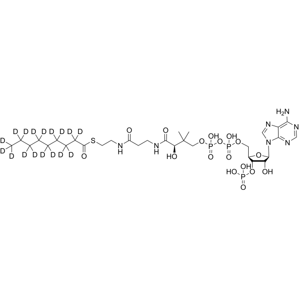 Nonanoyl-CoA-d17
