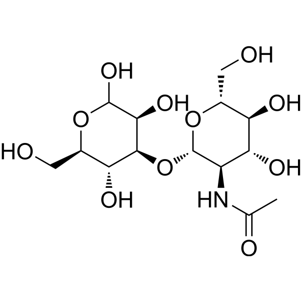 3-O-[2-Acetamido-2-deoxy-β-D-glucopyranosyl]-D-mannopyranose