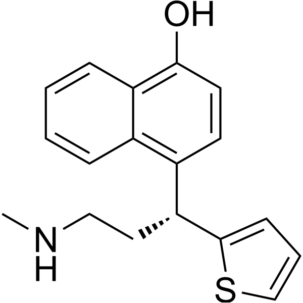 (R)-4-(3-(Methylamino)-1-(thiophen-2-yl)propyl)naphthalen-1-ol (Standard)