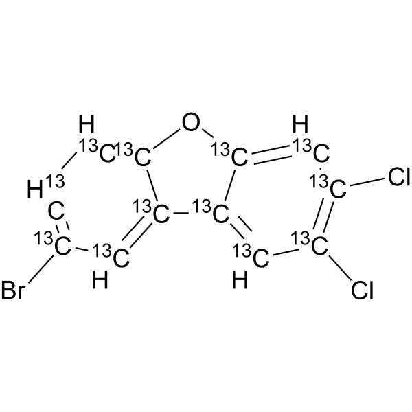 8-Bromo-2,3-dichlorodibenzofuran-13C12