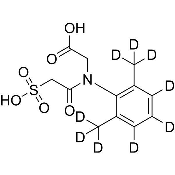 N-(2,6-Dimethylphenyl)-N-(2-sulfoacetyl)glycine-d9