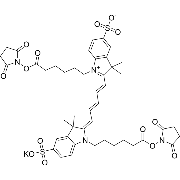 Cy5-bifunctional dye potassium