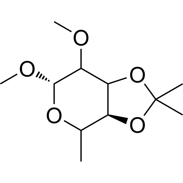 Methyl 6-deoxy-2-O-methyl-3,4-O-(1-methylethylidene)-α-D-galactopyranoside