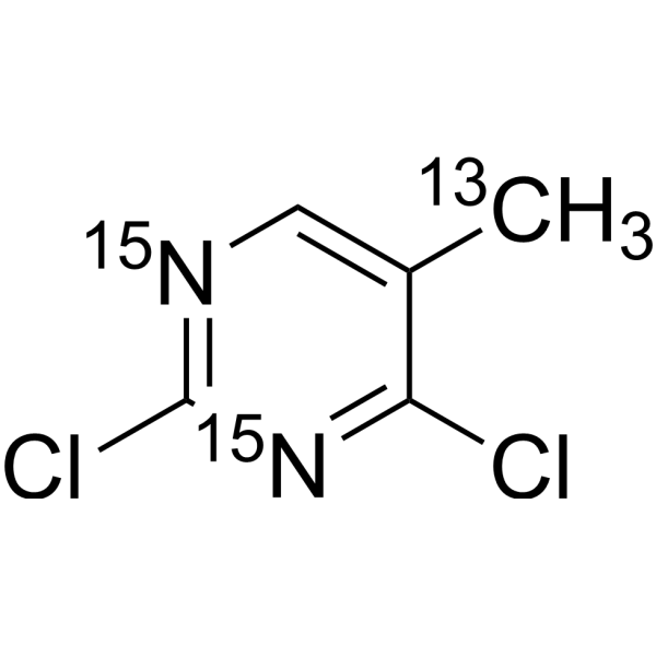 2,4-Dichloro-5-methylpyrimidine-15N2,13C
