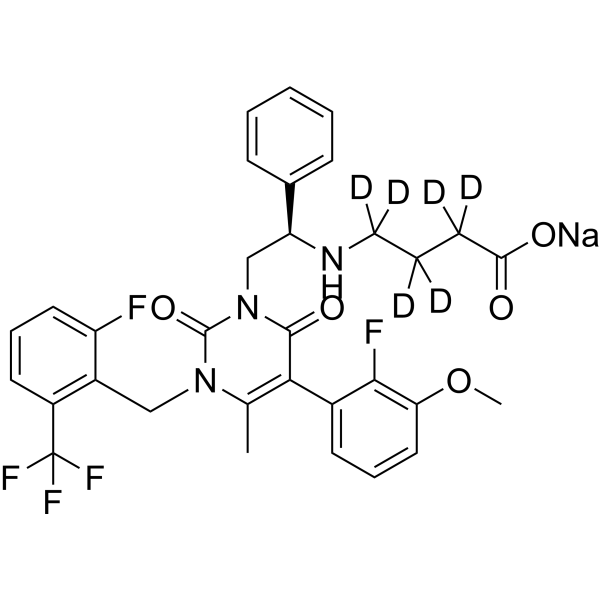 Elagolix-d6 sodium