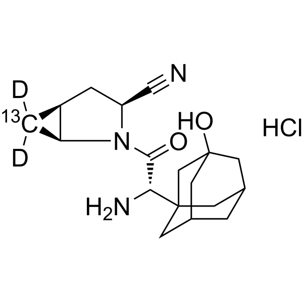 Saxagliptin-13C,d2-1 hydrochloride