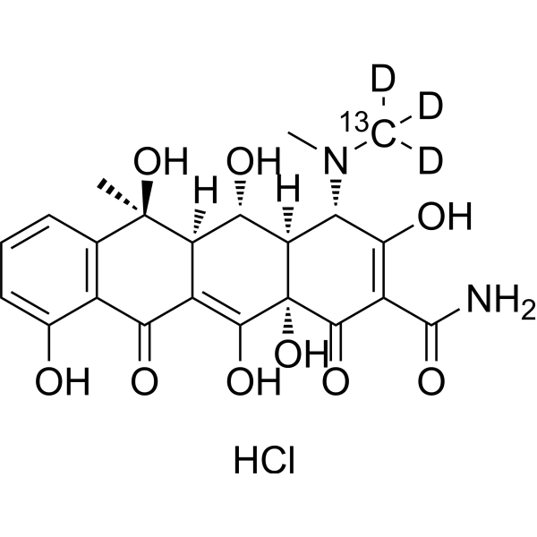 Oxytetracycline-13C,d3 hydrochloride
