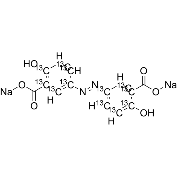 Olsalazine Disodium-13C12