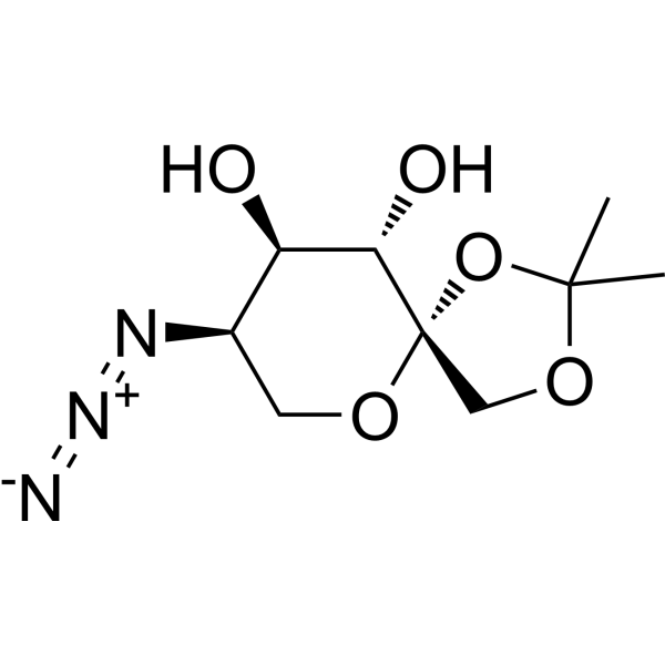 5-Azido-5-deoxy-1,2-O-(1-methylethylidene)-β-D-fructopyranose