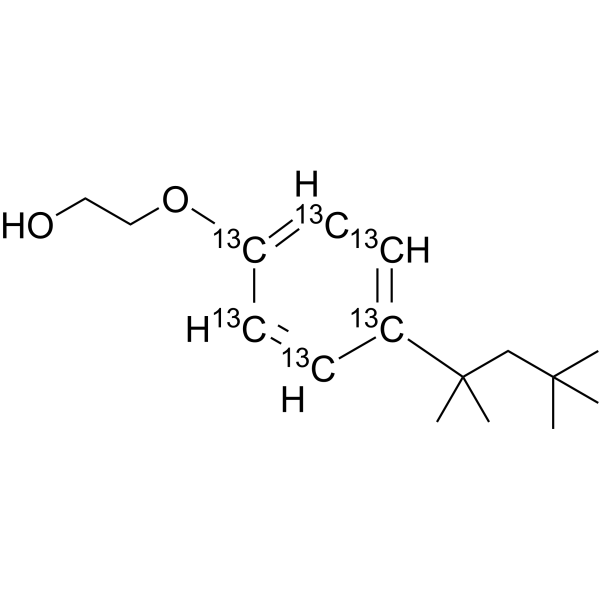 4-tert-Octylphenol monoethoxylate-13C6