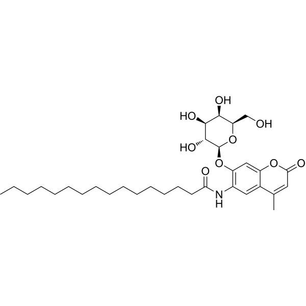 6-Hexadecanoylamino-4-methylumbelliferyl β-D-galactopyranoside