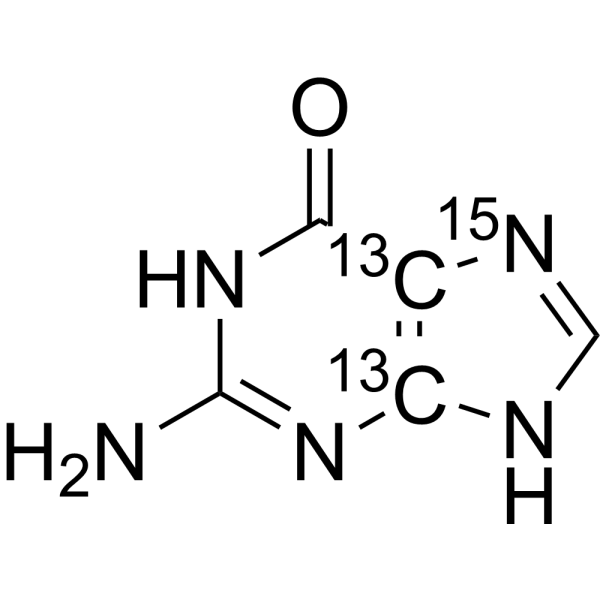 Guanine-13C2,7-15N