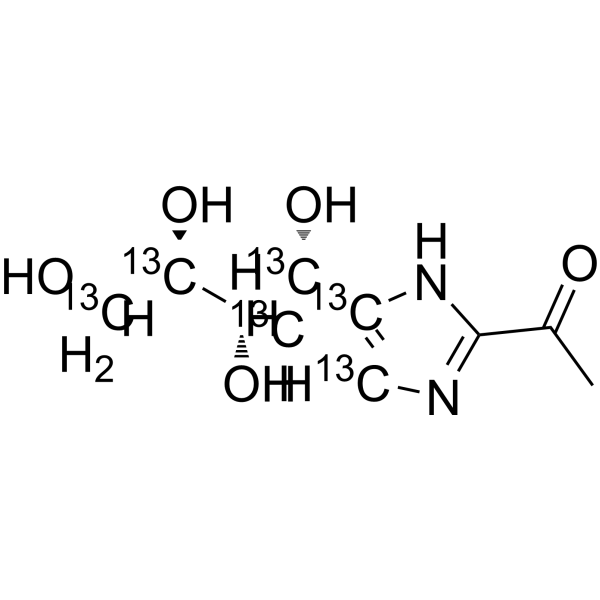 2-Acetyl-4-tetrahydroxybutyl imidazole-13C6